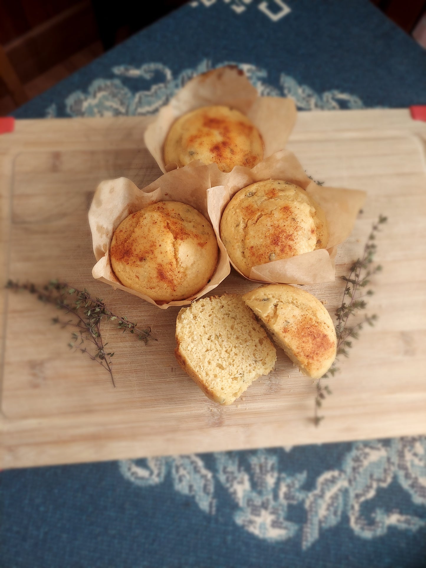 Maple–Thyme Cornbread XL Muffins (3-Pack)