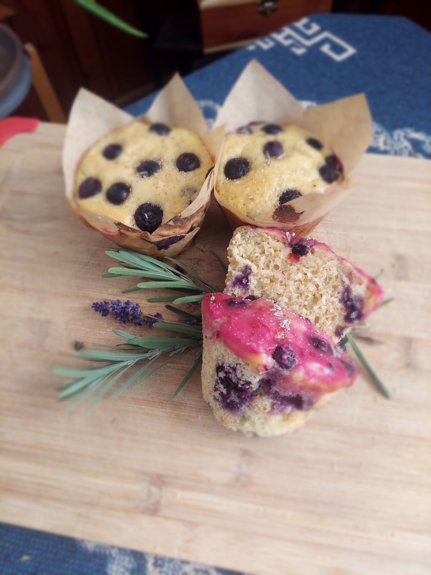 Blueberry Lemon Lavender XL Muffins (3-Pack)