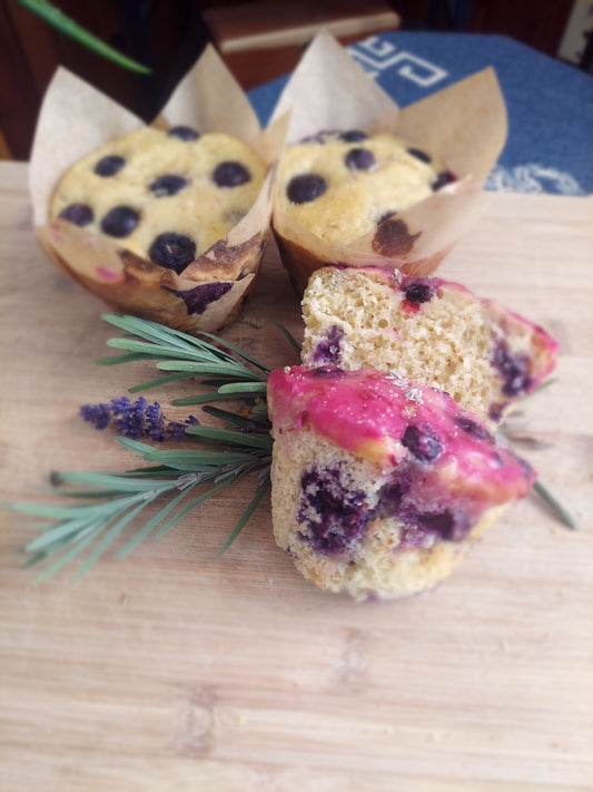 Blueberry Lemon Lavender XL Muffins (3-Pack)